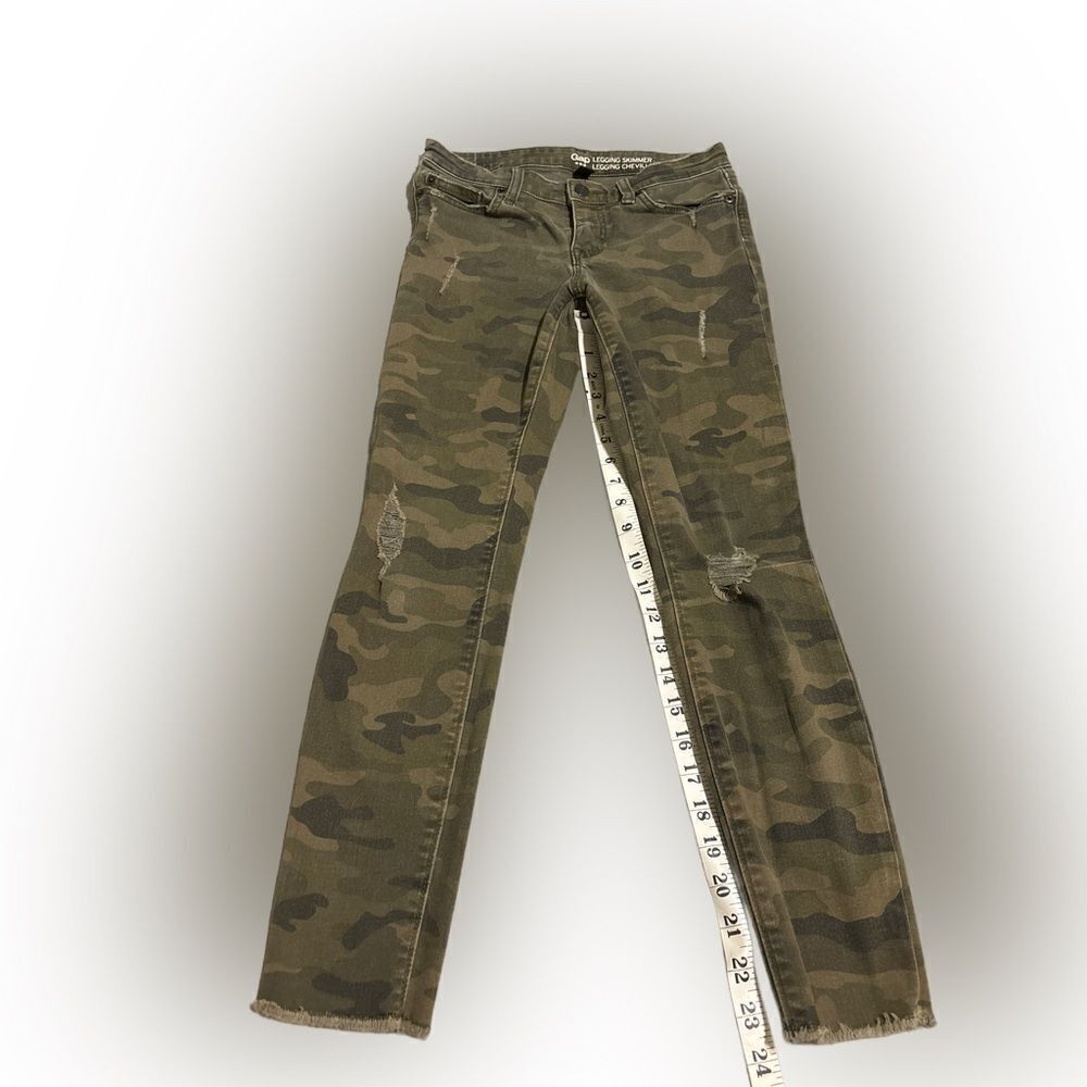 Destructed Camo Gap Factory Legging Skimmer - Picture 3 of 7